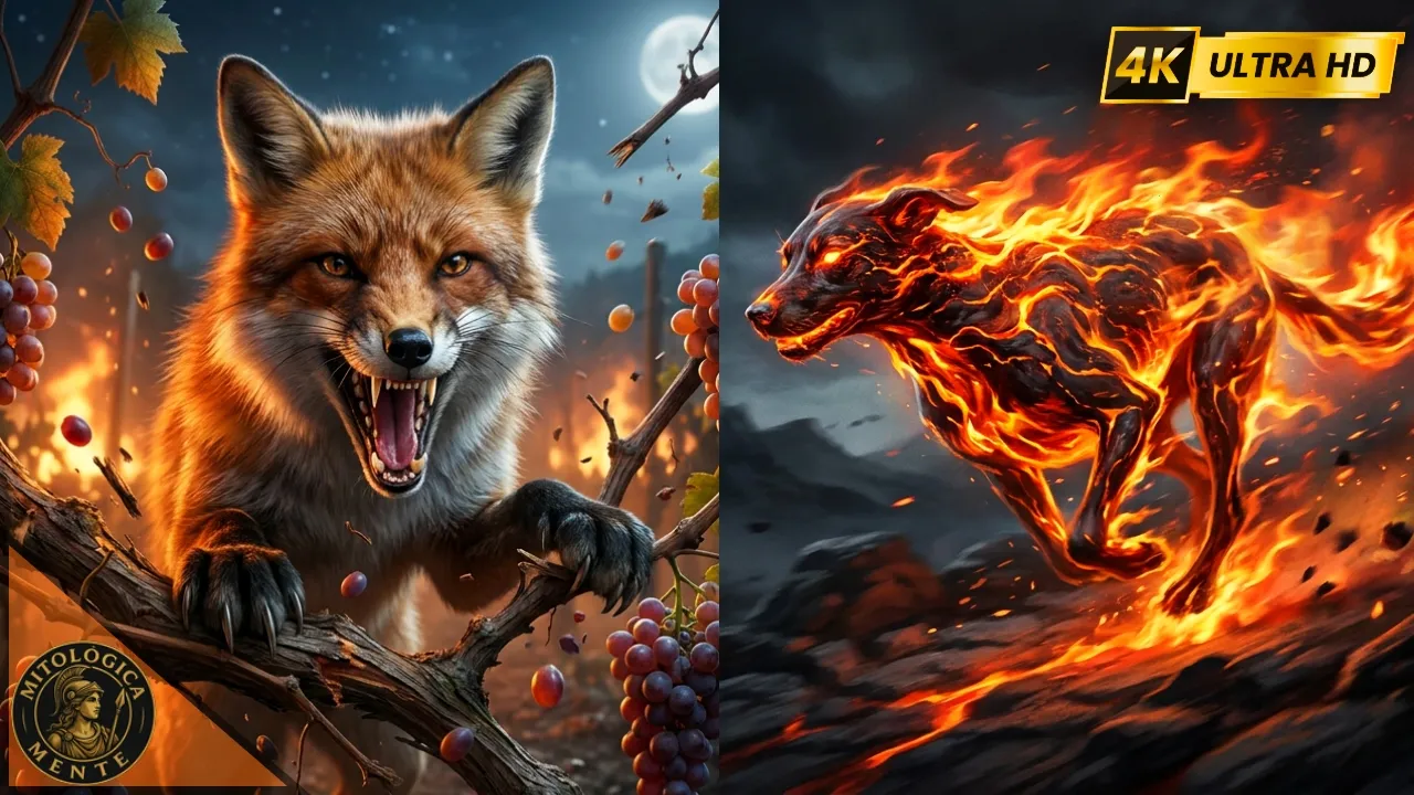 The Impossible Hunt: Laelaps vs. the Teumessian Fox | Greek Mythology poster