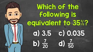 Which of the following is equivalent to 35 Fractions Decimals Percents Math with Mr J