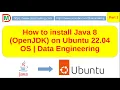 How to install Java 8 OpenJDK on Ubuntu 22 04 Operating System OS Part 1 DM DataMaking