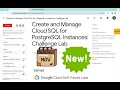 Create and Manage Cloud SQL for PostgreSQL Instances Challenge Lab With Explanation
