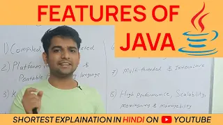 Features of JAVA In Hindi JAVA Programming