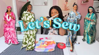 DIY MuuMuu Dress No Pattern Needed Easy Plus Size Friendly