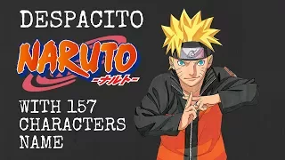 despacito naruto cover gai maito full version with 157 characters name