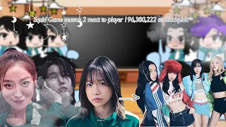 Squid Game Season 2 React To Player 196 380 222 As Blackpink Gacha Squidgame2 