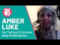 Amber Luke s Tattoos And Extreme Body Modifications Studio 10