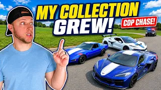 Adding a New 2027 Corvette Grand Sport to the Collection!?! + We Got CHASED by Cops LOL