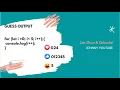 Javascript For Loop Logical Questions - Beginners JavaScript Tricky Questions