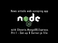 Node js Web Scraper - MongoDB News Article App