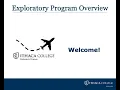 Ithaca College Exploratory Program Overview