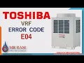 TOSHIBA VRF Error code E04 English