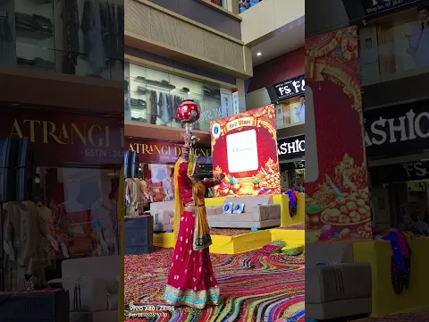 सूरत में रियल अंतर्राष्ट्रीय नृत्य कलाकार वीरू नागौरी का मटकी डांस, #famous #folkdance #artist #1m