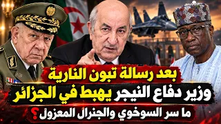 بعد السوخوي وإقالة قائد الجيش.. لماذا زار وزير دفاع النيجر شنقريحة وتبون؟