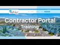 Contractor Portal Tour - Training