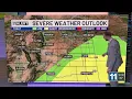 Hot Friday with severe weather possible this afternoon