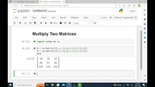 How to Multiply Two Matrices Python Program to Multiply Two Matrices