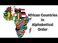 African Countries In Alphabetical Order