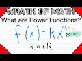 What are Power Functions Functions and Relations Types of Functions