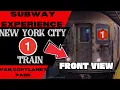 New York City Subway 1 Train to Van Cortlandt Front View