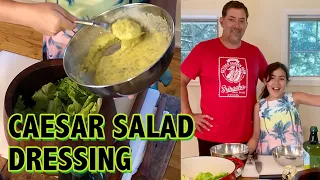 Homemade Caesar Salad Dressing | How I Make a Caesar Salad. 