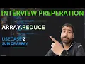 Array reduce use-case sum of array
