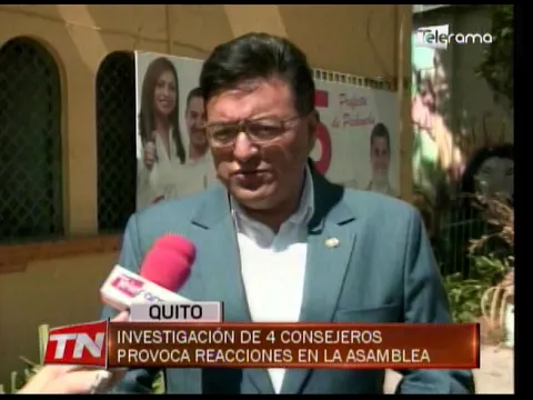 Investigación de 4 consejeros provoca reacciones en la asamblea
