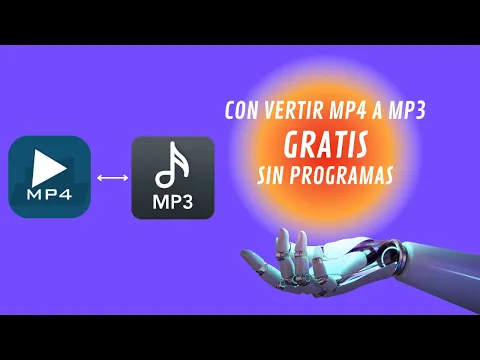 Download MP3 Cómo CONVERTIR VÍDEOS MP4 a MP3 SIN PROGRAMAS Totalmente GRATIS 2024 | FÁCIL y RÁPIDO 📹👉🎶 CEL O PC