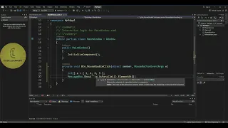 WPF parallel ElementAt CodeLearning