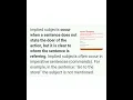 Download Lagu Implied Subject, easy definition of implied subject, learn with Rabia
