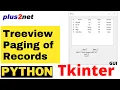 Tkinter Treeview paging of MySQL records by LIMIT query using Previous and next set of records