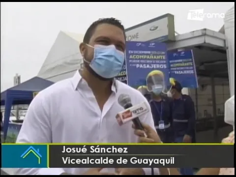 Vicealcalde de Guayaquil recorrió el aeropuerto para revisar cumplimiento de normas