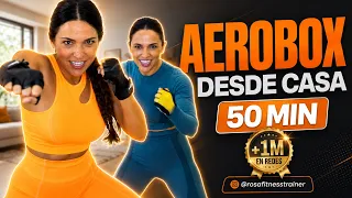 50 MIN | AEROBOX para liberar tensiones | Ejercita todo el Cuerpo sin salir de CASA