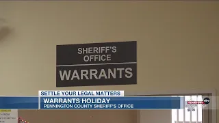 Sheriff s Office waiving warrant fees with second Warrants Holiday