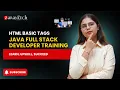 HTML Basic Tags Java Full Stack Developer Training ZaranTech