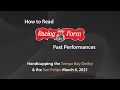 How to Read DRF Daily Racing Form Super Basics
