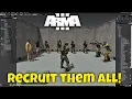 Recruit and Dismiss any AI You aim at Using this Code in Arma 3