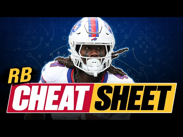 The 2026 Running Back Draft Guide artwork