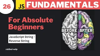 How to Reverse a String in JavaScript JavaScript Bangla Tutorial