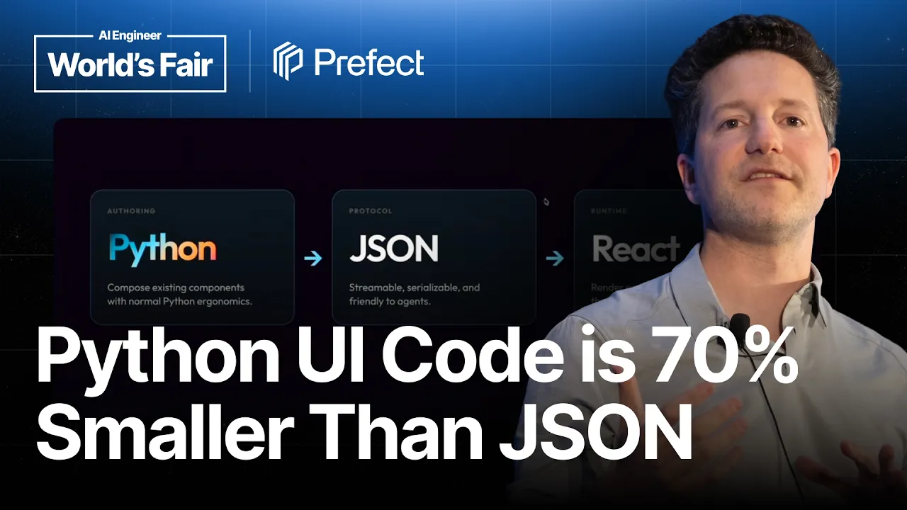 Generative UI... in Python? — Jeremiah Lowin, Prefect: video thumbnail