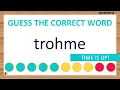 Scrambled Word Game Can You Unscramble These Words 6 Letters