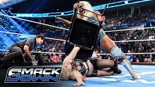 Jade Cargill injures Alexa Bliss arm with a steel chair SmackDown highlights July 10 2026