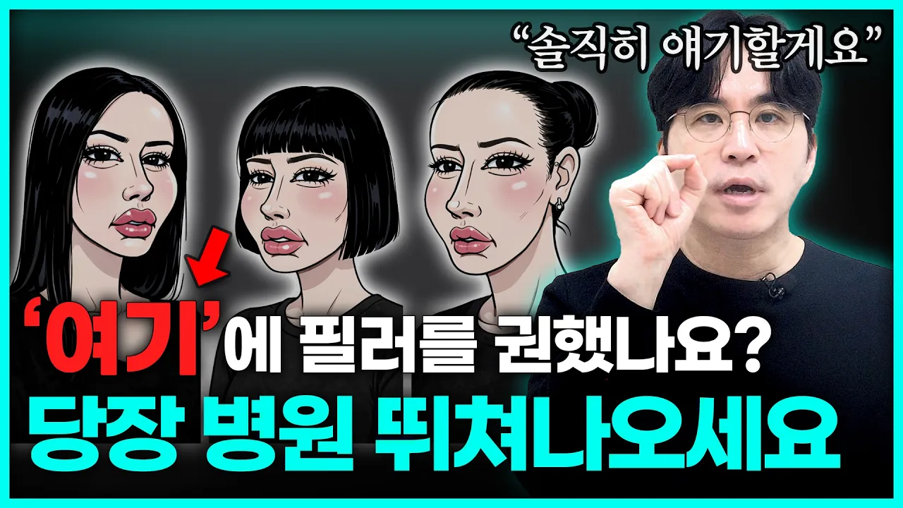"의사가 뜯어 말리는 부위" 필러 부작용과 돈아깝지 않게 제대로 맞는 꿀팁까지! 전부 공개합니다