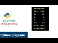 Python Pattern Program - Print Stars in Hollow Diamond Shape