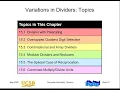 UCSB ECE 252B Spring 2020 Lecture 13 Variations in Dividers