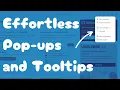 Easiest way to make pop-ups - Popover Anchor