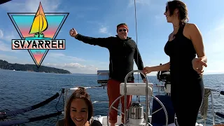 First time Sailing our SALVAGED Sailboat – SV Yarreh Ep.03