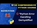 Python Error Handling Demystified Master Python Series Start Learning Python