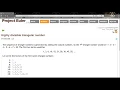 Project Euler problem 12 Highly divisible triangular number