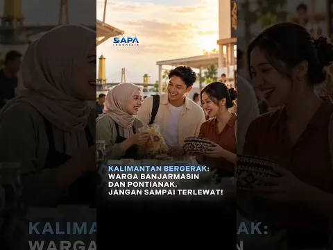 Kalimantan Bergerak: Warga Banjarmasin dan Pontianak, Jangan Sampai Terlewat!