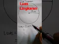 Download Lagu Luas lingkaran dengan jari-jari 14 cm #shorts