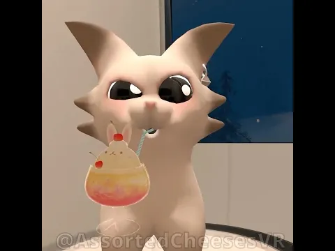 Car Sips On The Cream! 🐈 🍨- VRChat Funny Moments (Garn47)